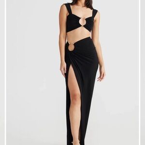 NWT!!! Cutout two piece set with silver Accents